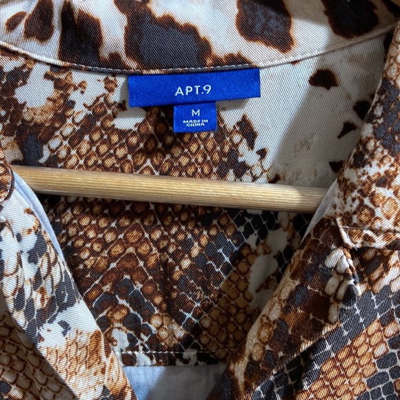 16. APT 9 Python Print Utility Jumpsuit- ptp: 20” l: 56” - Picture 2 of 4